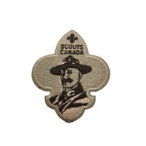 Scouts Canada Patch - Robert Baden-Powell Fleur-de-lis Embroidered Badge Vintage